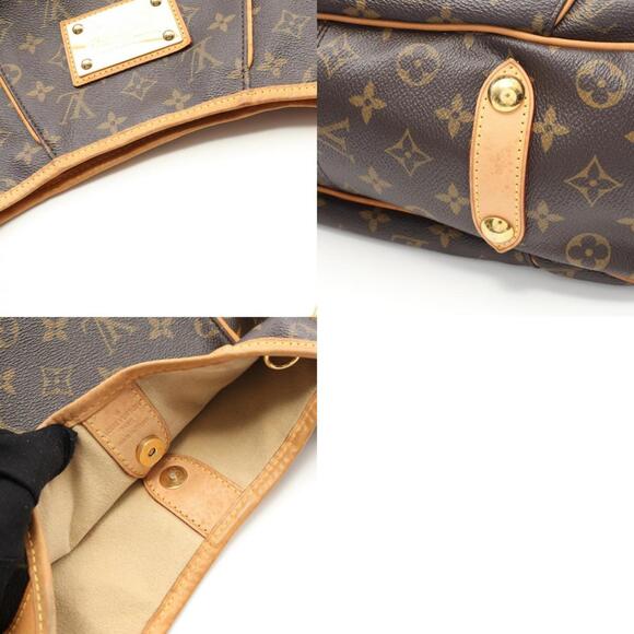 Louis Vuitton Galliera PM Shoulder Bag Coated Canvas Leather Monogram Women's... - Picture 11 of 11